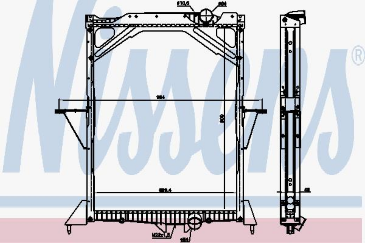 Radyatör Volvo Fm V1-2-3 (Dar Tip) | OEM 3183737