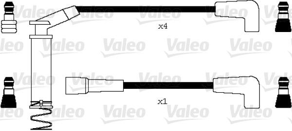 Buji Kablosu Astra F Kadette Vectra A 1,4 / 1,6 (91>98) | VALEO 346096 | OEM 1612523 1612523 1612524 1612527 1612524 1612527