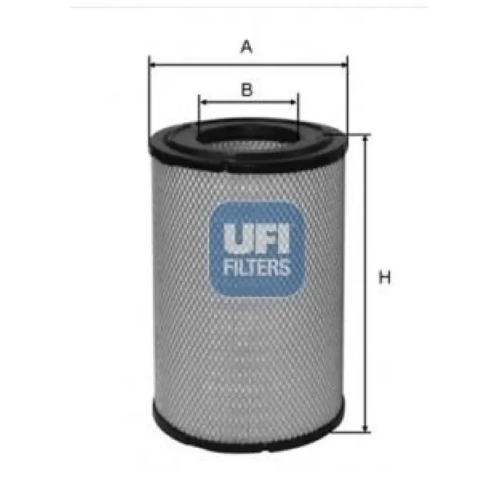 Hava Filtresi Volvo Fl 280 06> / Renault Magnum 480 04>06 Midlum 220 06> Premium 430/450/460 06> | UFI 27.643.00 | OEM 5001865723