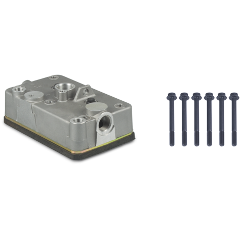 Kompresor Silindir Kapağı Komple Volvo B10/B12/FH12/FH16/FM7/FM12 LP49 Knorr Tip | A-TECH 110.01.1210 | OEM 130550 RK01470 SEB05052004 LP4974