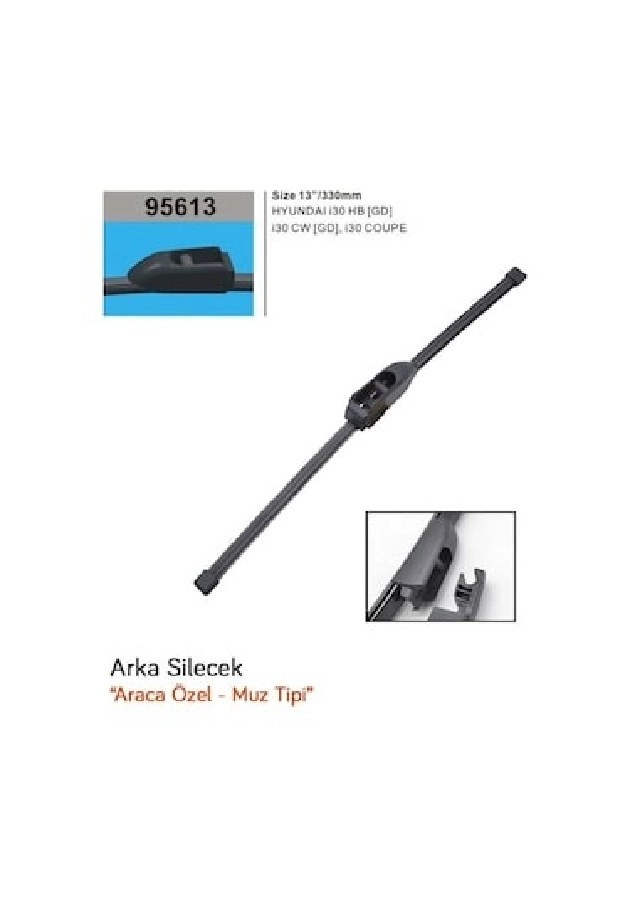 Silgi Paleti 330mm Arka Muz Tek - Hyundai i30 Hb (2011 ve sonrası )-30 Cw (2012 ve sonrası )-i30 Coupé (2013 ve sonrası ) | OEM 95613