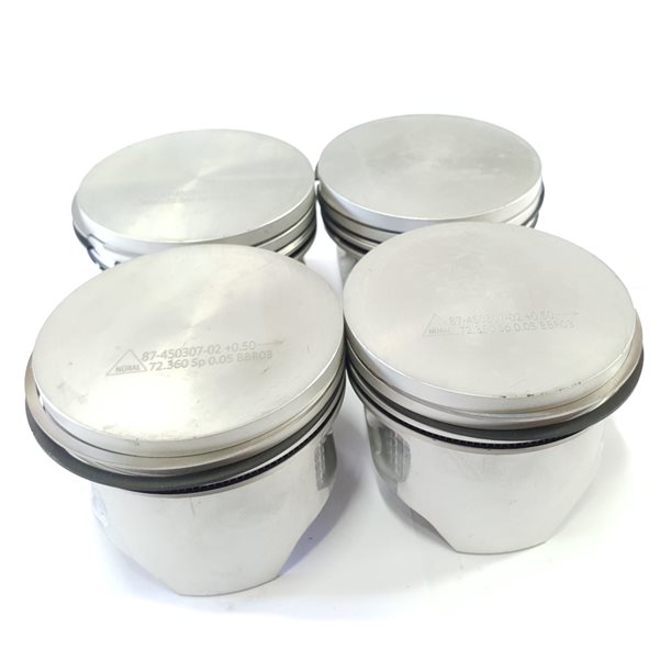 Piston+Segman ( 0,50 ) 72,41MM Fiesta 1.25 75PS Benzinli 96> | KONEKS 210922 | OEM 97MF 6102 AA 87-72820-050