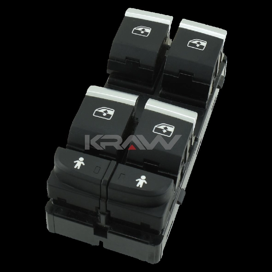 Cam Anahtarı Dortlu Kromlu A6 A5 Q5 Q7 Q8 2016 ve sonrası | OEM AN-1512D