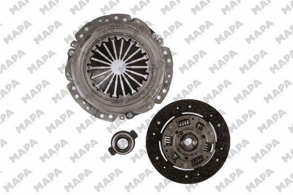 Debriyaj Seti P306 P406 Xantia Partner Berlingo Xsara XU7JB (1,8 8V) / XU7JP4 (1,8 16V) | MAPA 007200 300 | OEM 205071 205074 205076