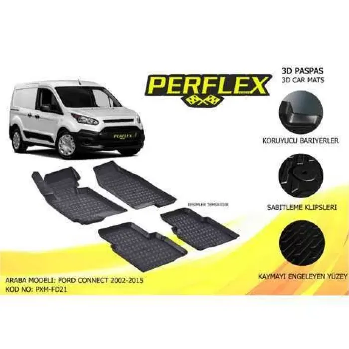 Ic Paspas 3D Havuzlu 10-Mat Fusion 02-11 | PERFLEX PXM-FD09 | OEM 2N1J-C13010-AA