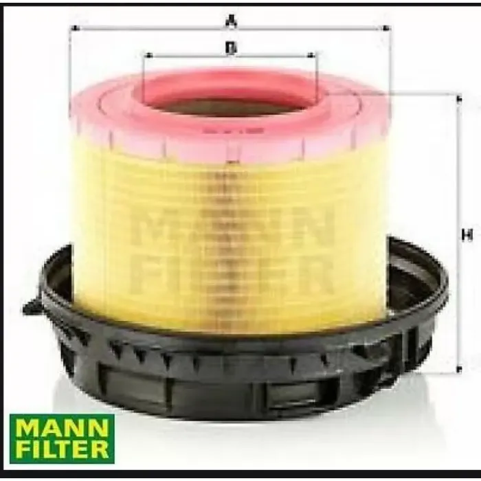 Hava Filitresi Buyuk Sapkali Mercedes Benz 457 Axor | MANN C40006 | OEM 0040942404 0040942504 5021185568