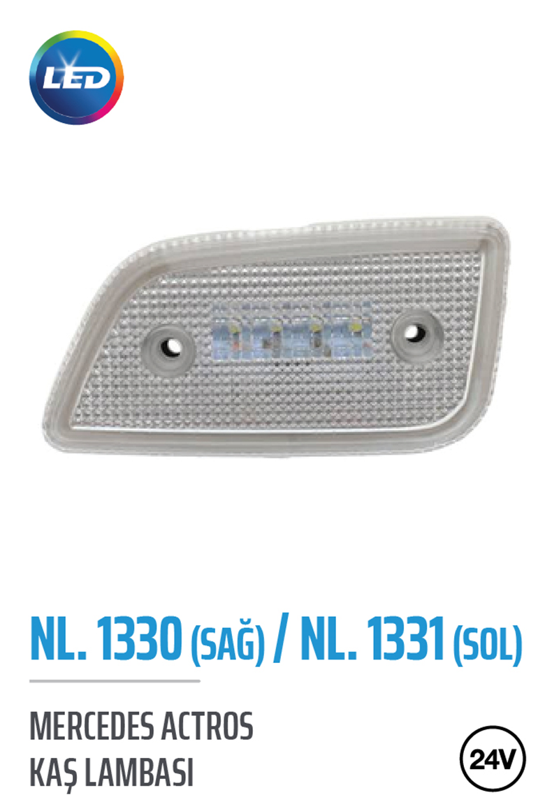 Tepe Kaş Lamba LED'li Sol Mercedes Actros MP4 | OEM NL.1331