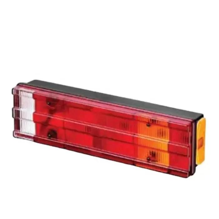 Stop Lambasi Kanalli Sol Kablolu ( Tesisatli ) Plakali Mercedes Atego 1-2 / Axor / Kısa Tip 470MM / 7 Fonksiyonlu | AYFAR ST 1009-5 | OEM 0035445203 0025449703 0035445703 0035445803