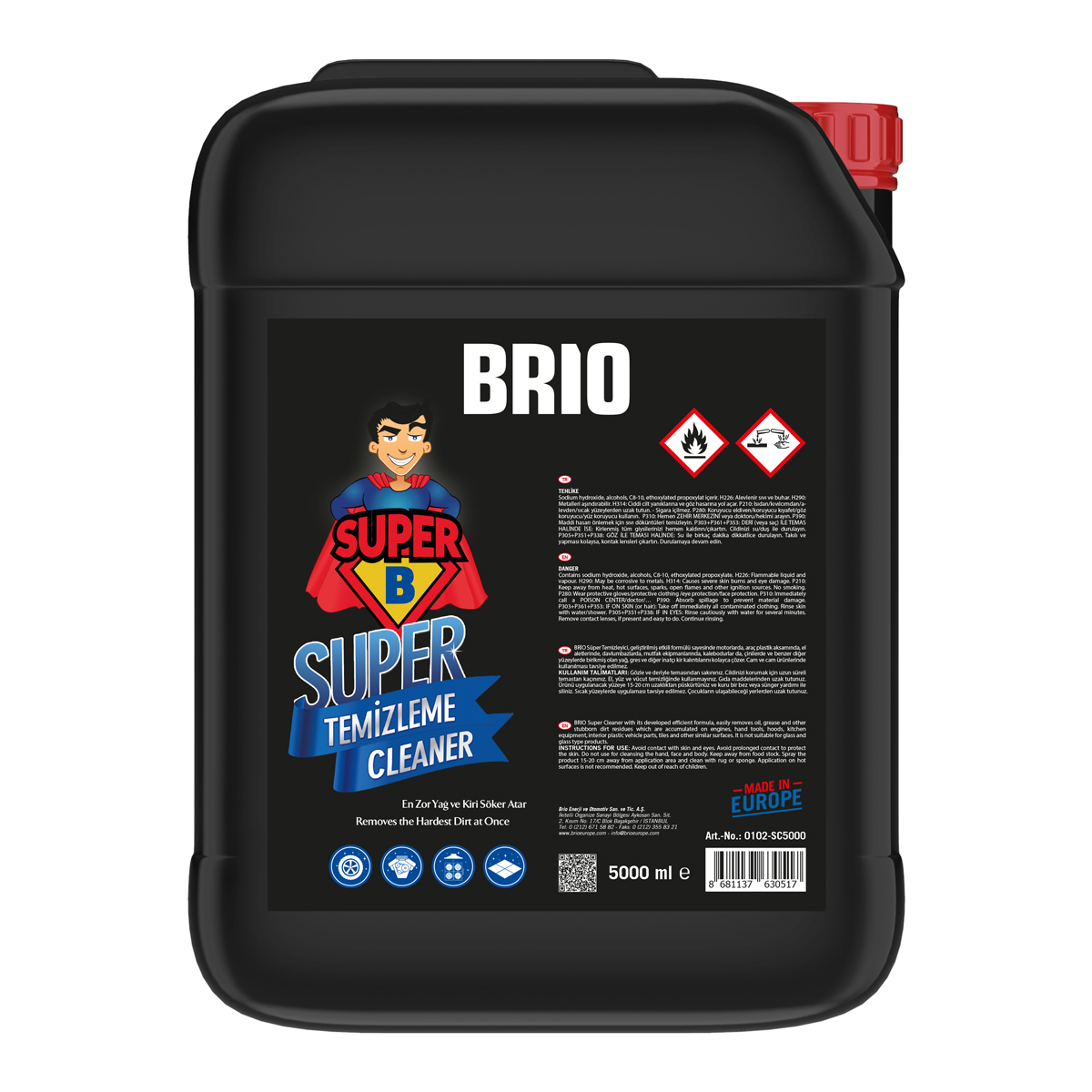 Süper Temizleyici 5 L | OEM 9011-0102SC5000