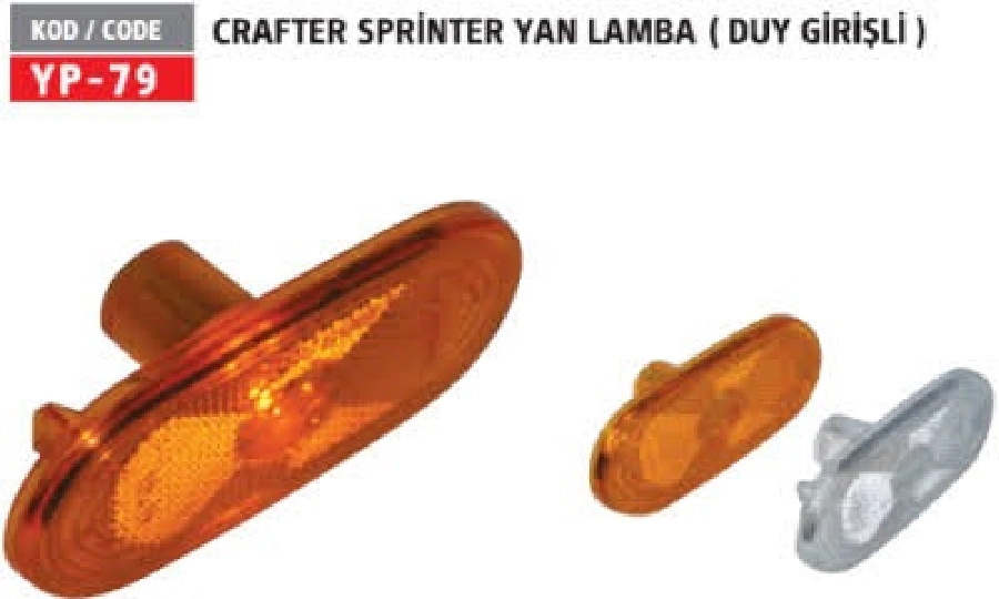 Yan Sinyal Lamba Sprinter-Volkswagen Craft Duylu