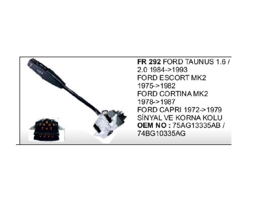 Sinyal Kolu Ford Taunus 1,6, 2,0 84-1993 Sın Kolu | OEM FR292