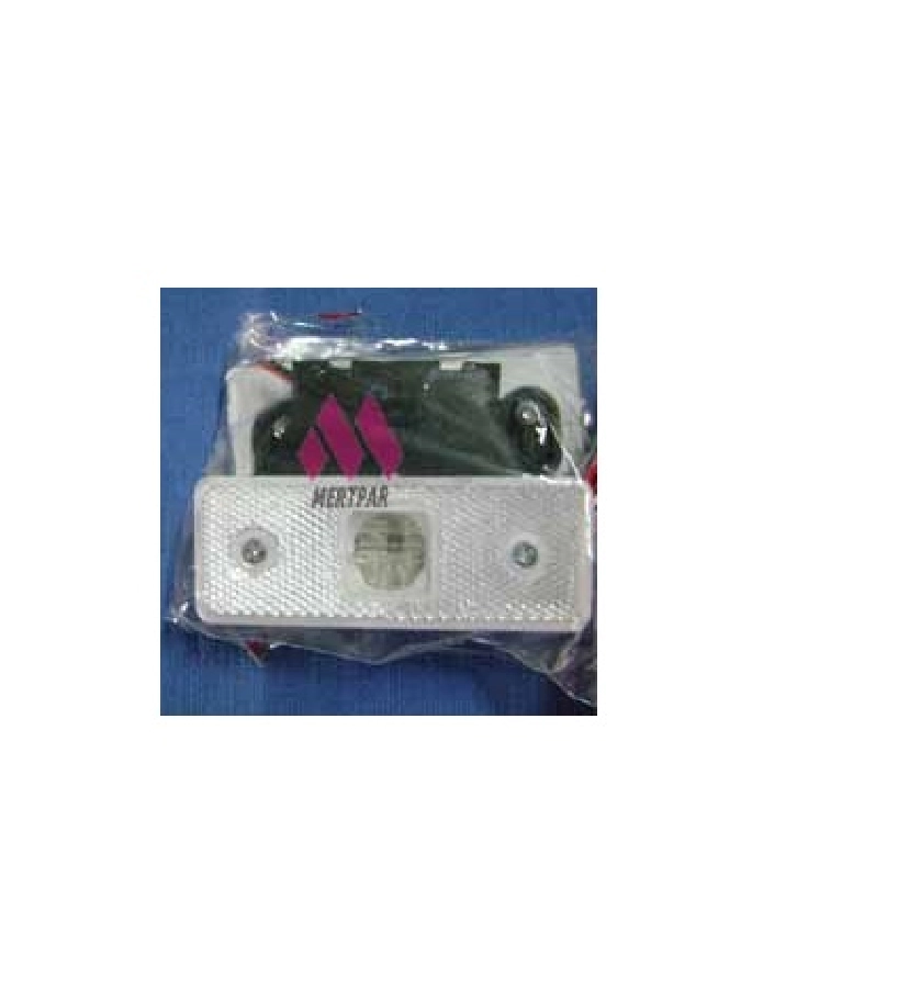 Marker Side Sallama Lamba (Dikdörtken) 4 LED'li Beyaz 24V | OEM 003B24