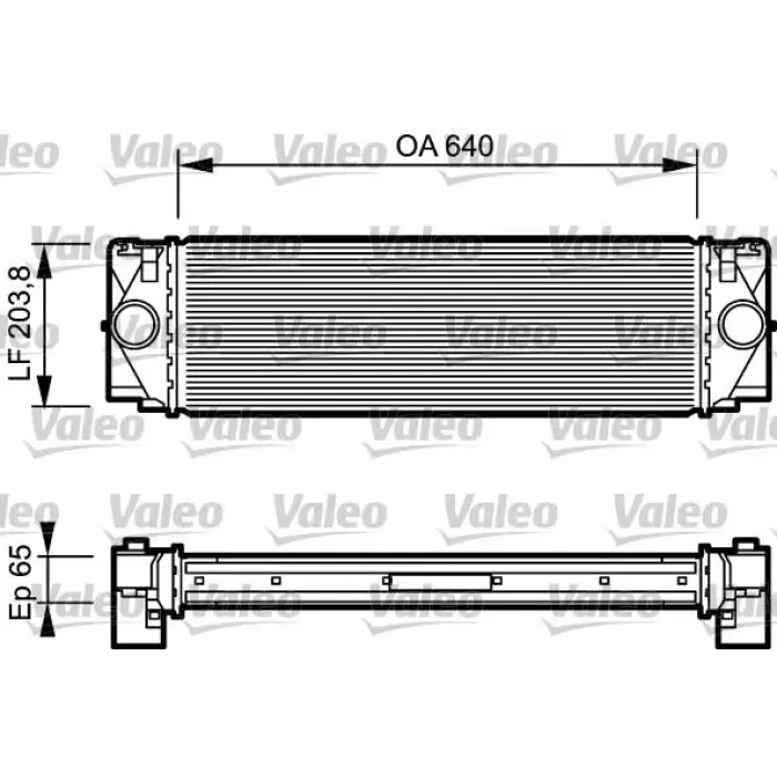 Turbo Radyatoru Crafter Sprinter 3T 3,T5 2,0 / 2,5TDI 06> | VALEO 817994 | OEM 2E0145804 2E0145804 A9065010101 A9065010301 A9065010101 A9065010301