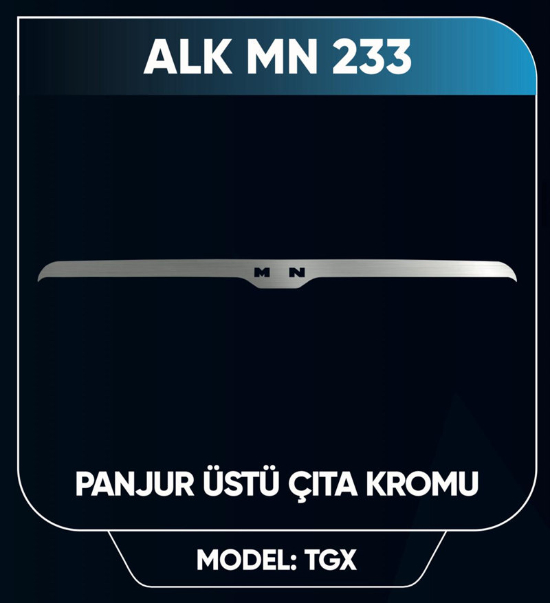 MAN TGX Panjur Üstü Çıta
