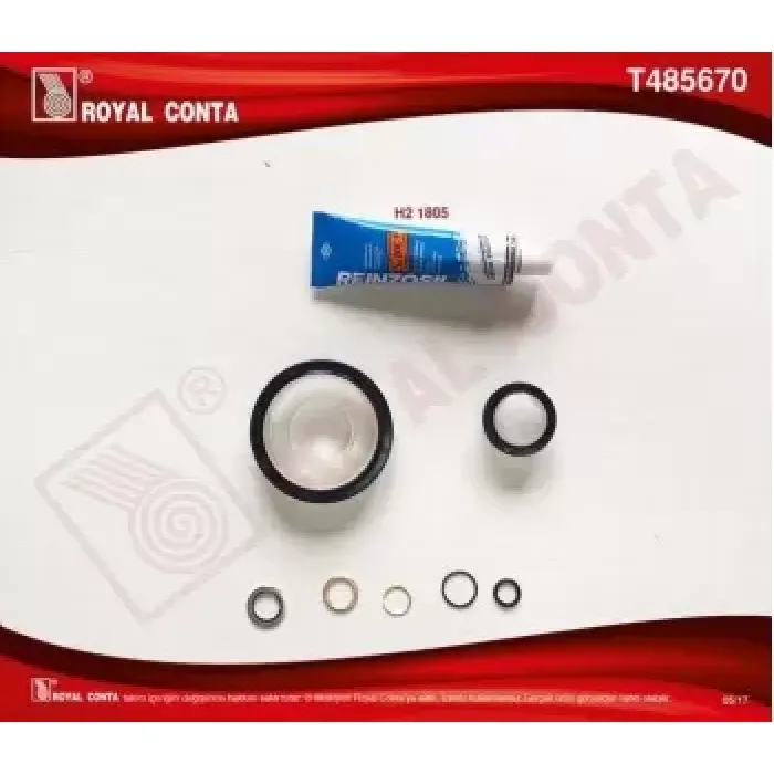 Motor Alt Karter Sivi Conta ve Kece Takimi D4F 734 1.2 16V Twingo Clio Kango Modus Logan Logan MCV S | ROYAL T485670 | OEM 7701473503