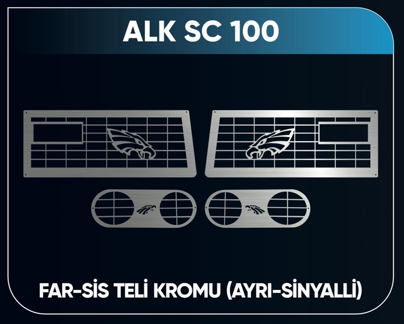 Scanıa Far Teli Sis Teli Nikelajı Ayrı Ayrı Sinyalli