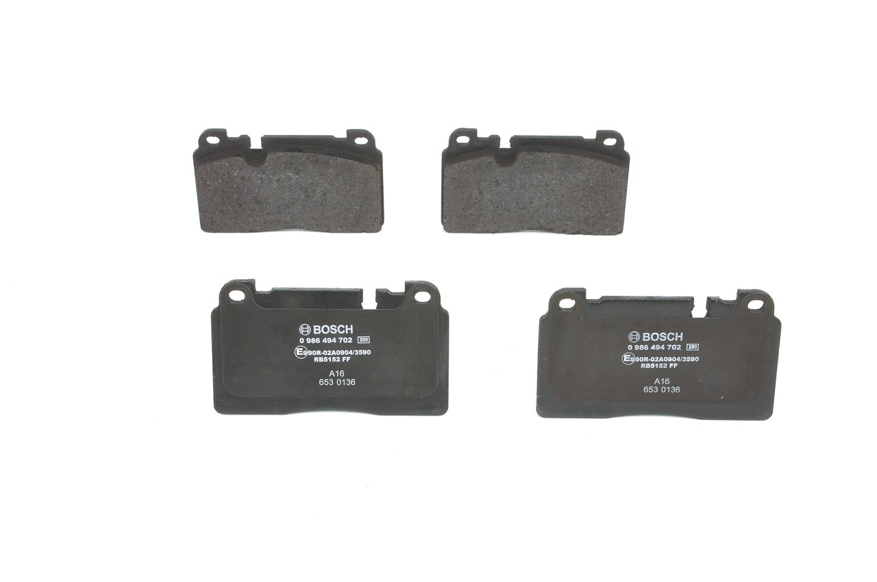 Fren Balatasi On A6 11> A7 10> Q5 08> / Macan 14> | BOSCH 0986494702 | OEM 8R0698151C 8R0698151E 8R0698151G