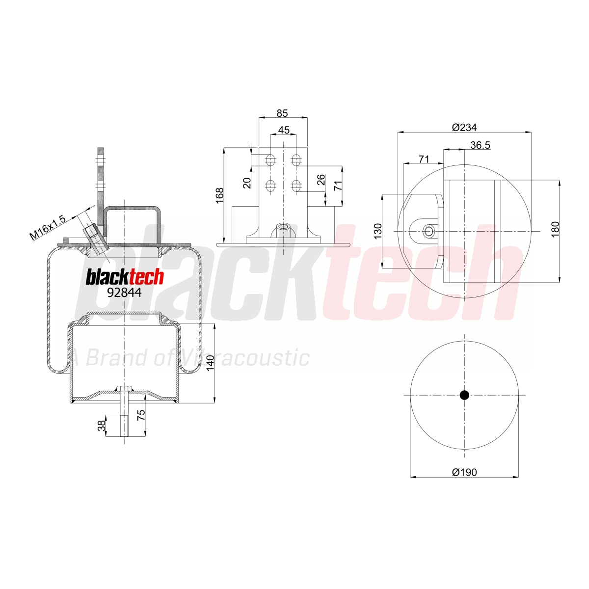 Körük Komple Metal Pistonlu | OEM 99462844