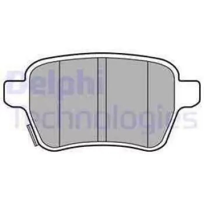 Arka Fren Balatasi Disk Icin Opel Corsa E 15> - Fiat 500L | DELPHI LP3165 | OEM 1605285