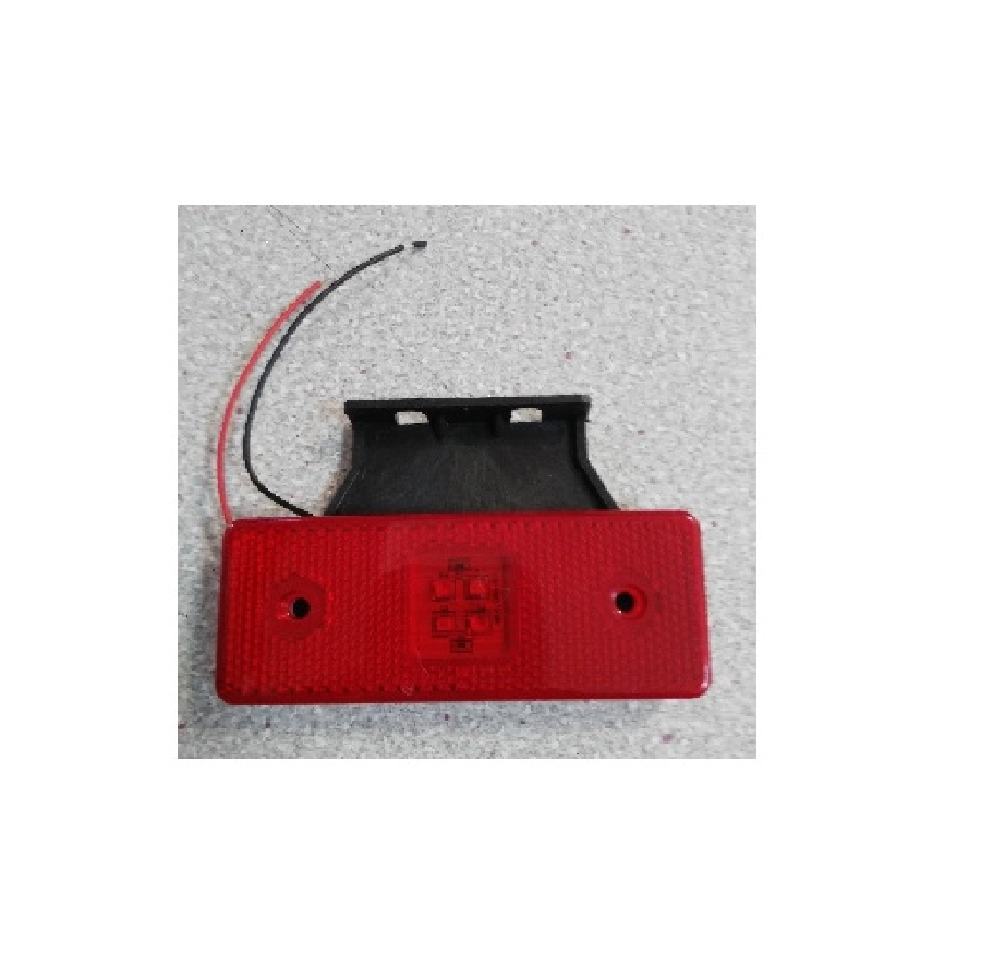 Marker Side Sallama Lamba (Dikdörtken) 4 LED'li Kırmızı 24V | OEM 003K24