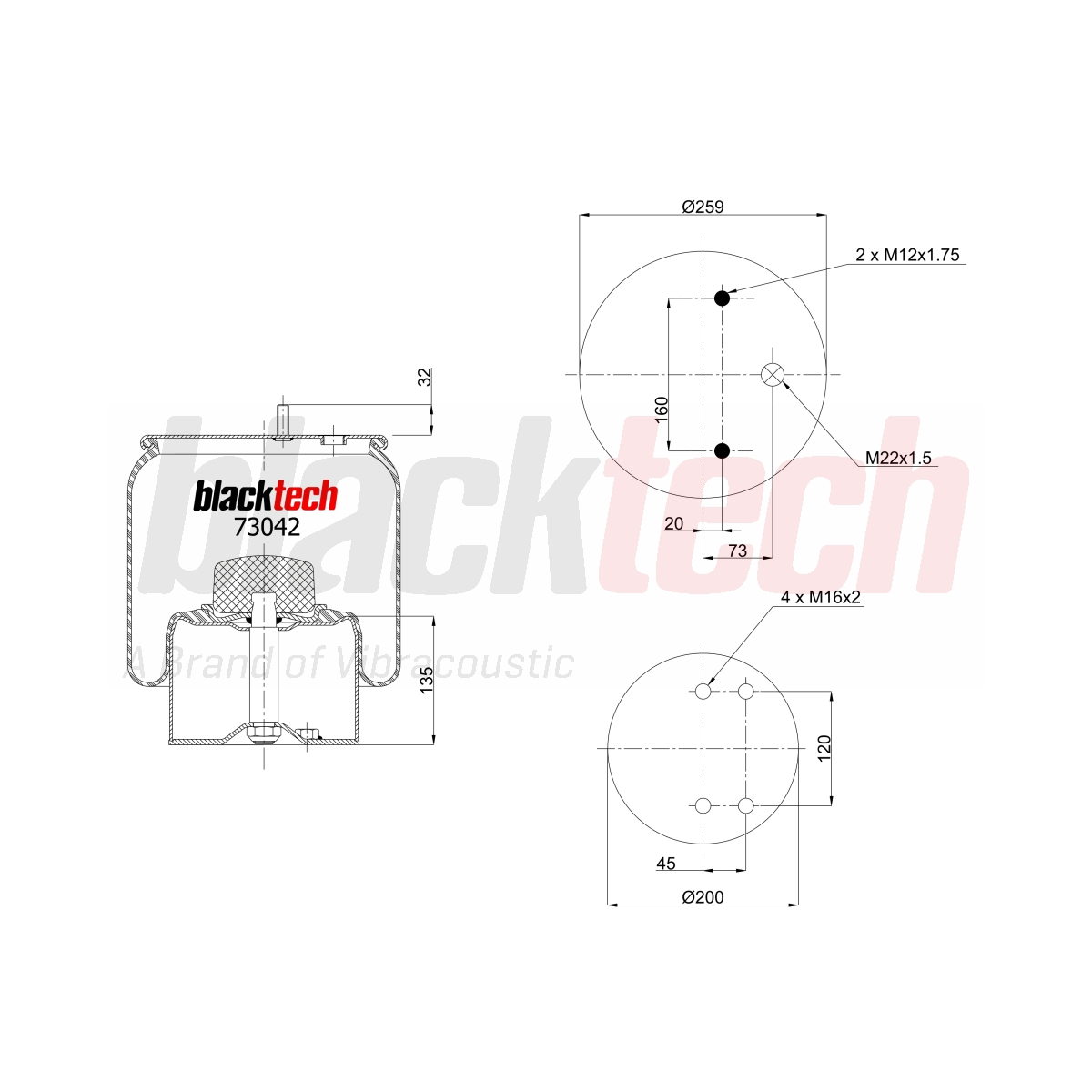 Körük Komple Metal Pistonlu | OEM 4007NP01
