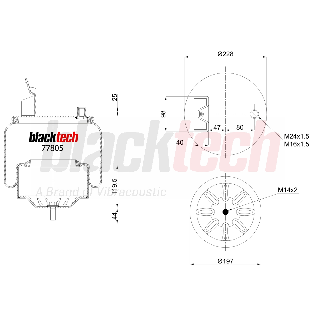 Körük Komple Metal Pistonlu | OEM 20375227