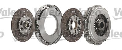 3 Lu Debriyaj Takimi (Baski+Disk+Rulman) / (Ikili Disk) 2×400 Volvo | VALEO 827272 | OEM 20717563 20717564 20744252 85000312 85000773