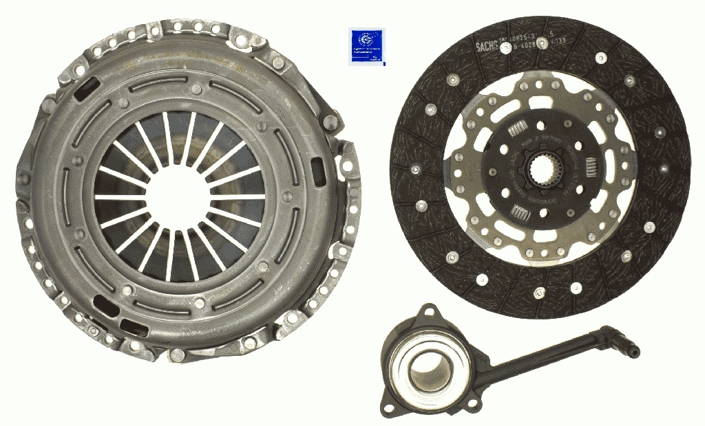 Debriyaj Seti Golf V / VI Jetta III Passat (Caddy III 1,9TDI Bmm Bls) Scirocco Touran Yeti Altea Leon | SACHS 3000 990 081 | OEM 03G141015L