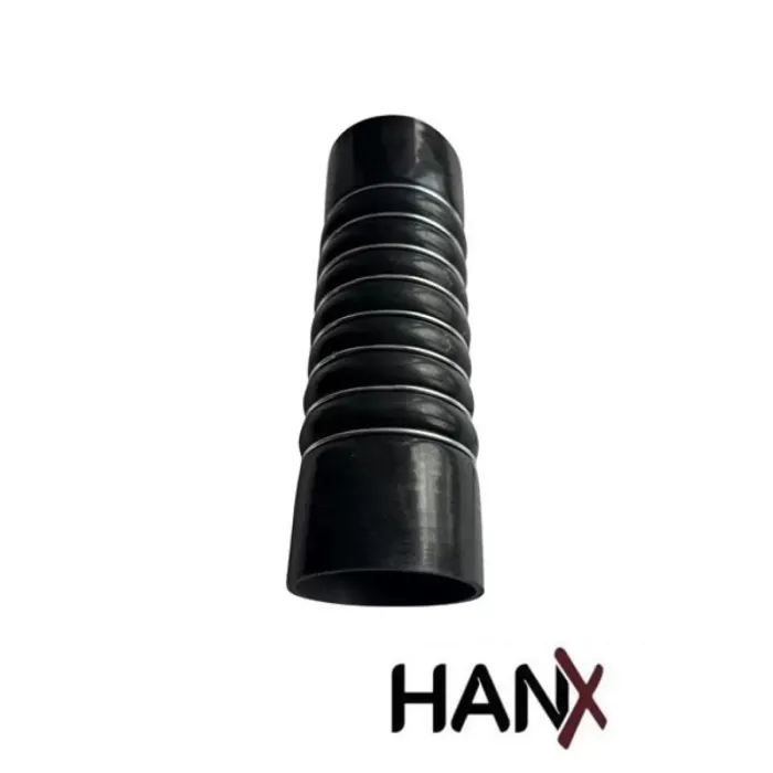 Intercool Hortumu 8 Telli Siyah Silikon MAN TGA 18.410 460 480 / Neoplan | HANX H.00220 | OEM 81963010900
