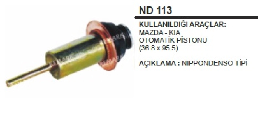 Marş Otom. Pistonu Mazda-Kia Isuzu 36,8X95,5 | OEM ND113
