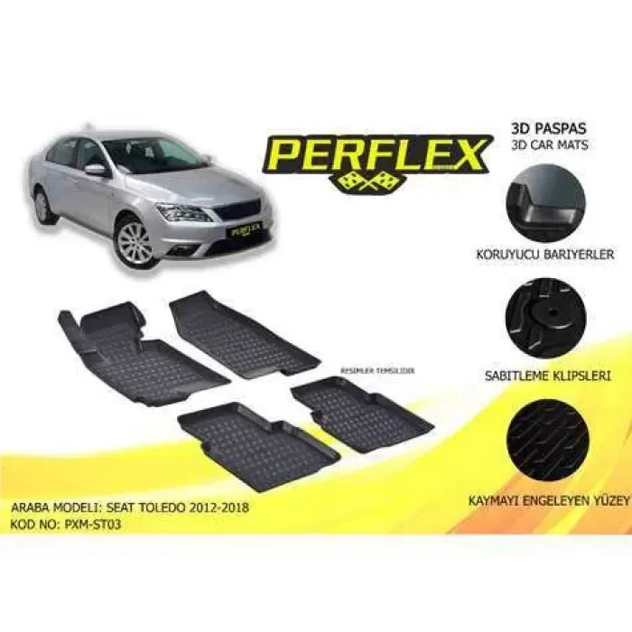 Paspas 3D Havuzlu 10-Mat Toledo 12>18 | PERFLEX PXM-ST03 | OEM PXM-ST03