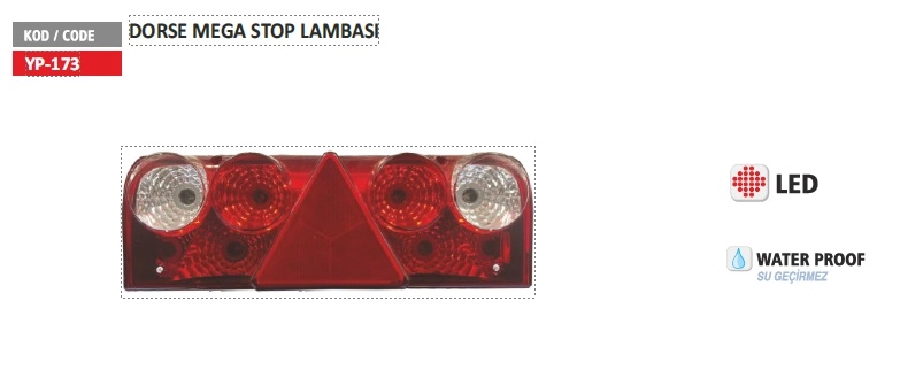 Mega Stop Kablolu Sol | OEM YP173KL