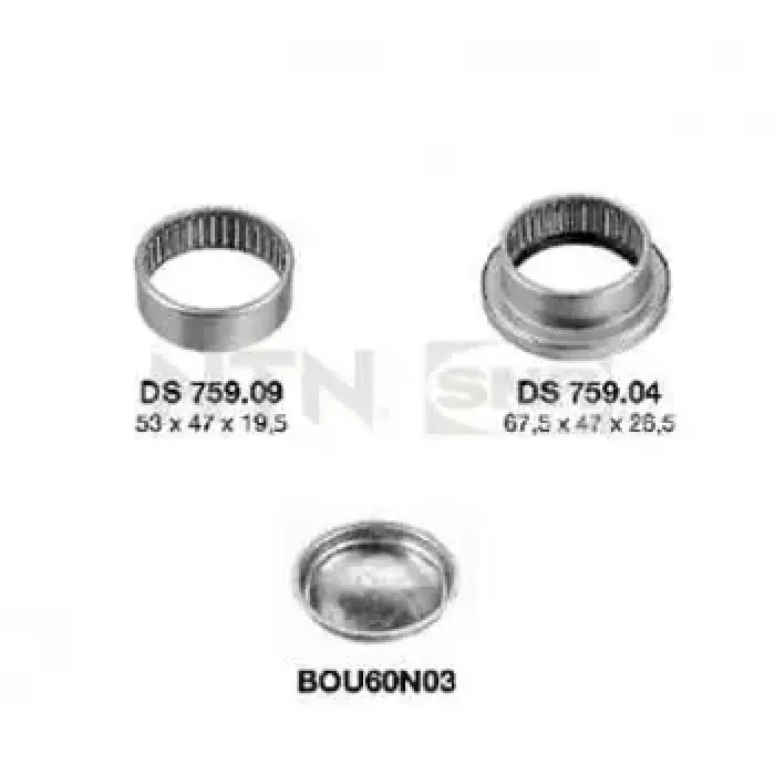 Torsiyon Tamir Takimi (Kecesiz+Porya Kapakli) P206 1,4HDI 1,4 I 1,6 I 98 09 / 2,0HDI 90 (Tek Teker Icin) | SNR KS55902 | OEM 374039 374039 513195 513265 513195 513265