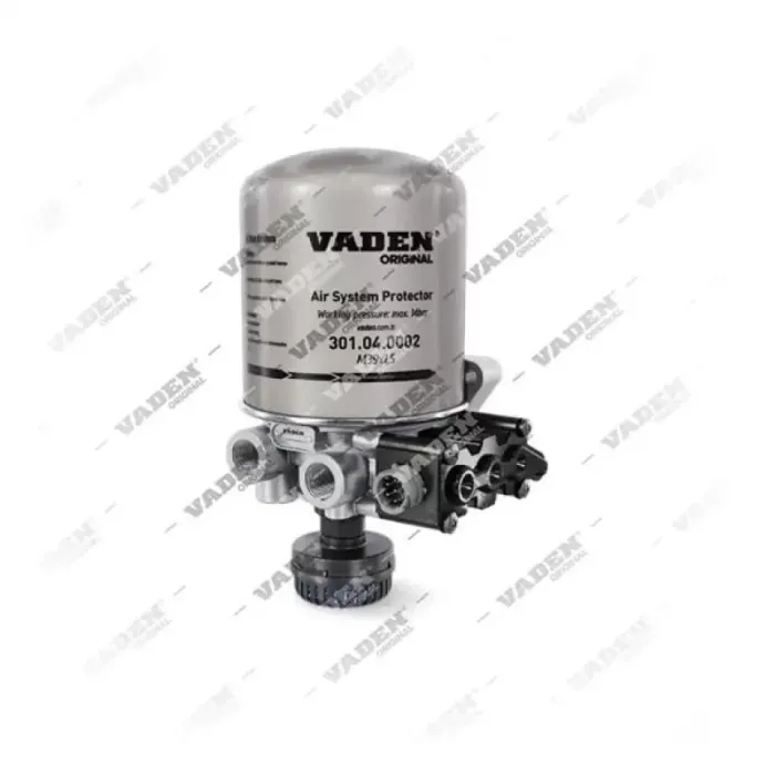 Hava Kurutuculu Tahliye Ventil Kartuslu Isiticili 13 Bar Volvo FH420-460 Fh 2/B13R Fh-Fm Versiyon 2-3 | VADEN 301.02.0071 | OEM 20466522 20700794 20873849 20884103 21398254 21480092