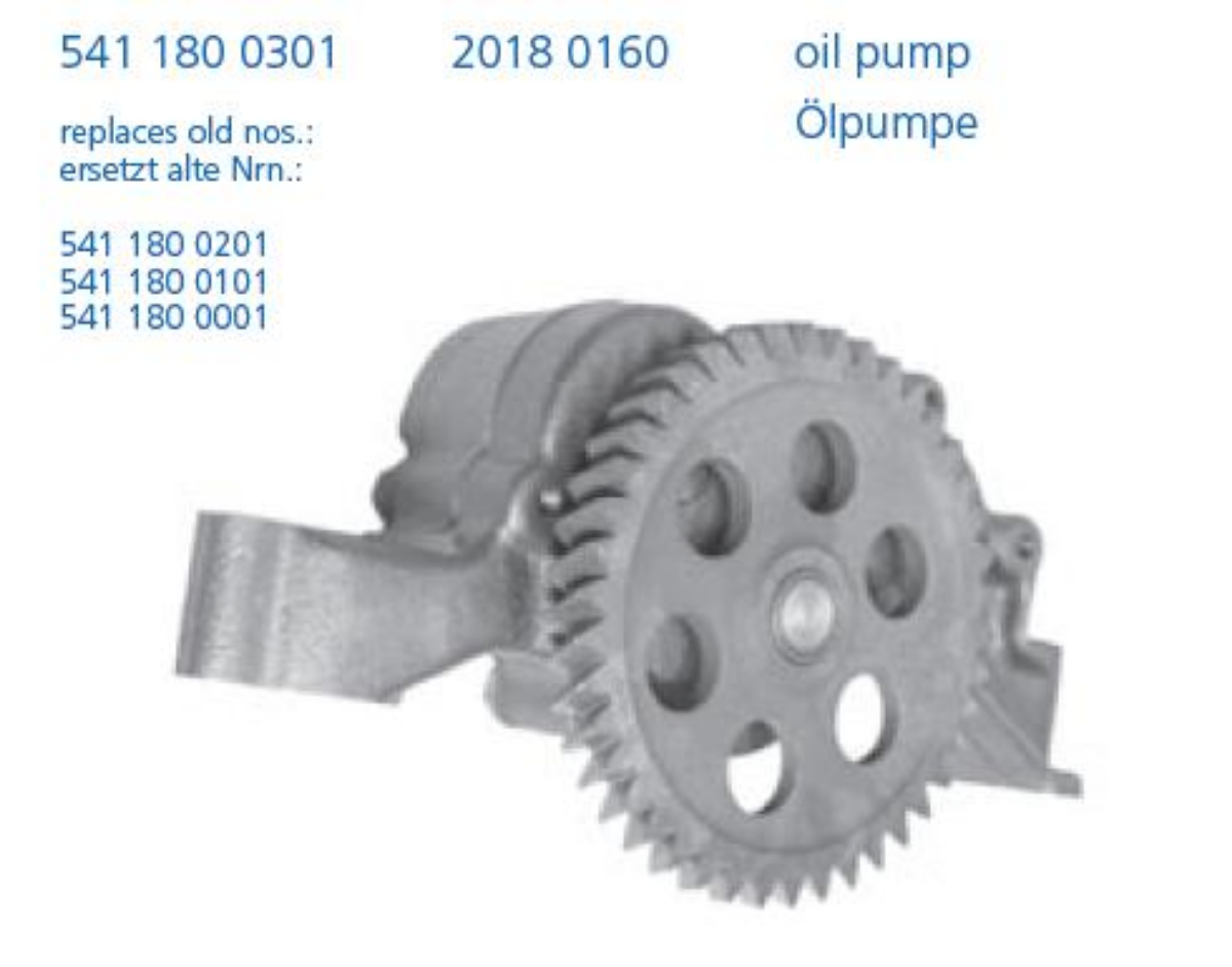 Yağ Pompası Actros 501 | OEM A5411800801