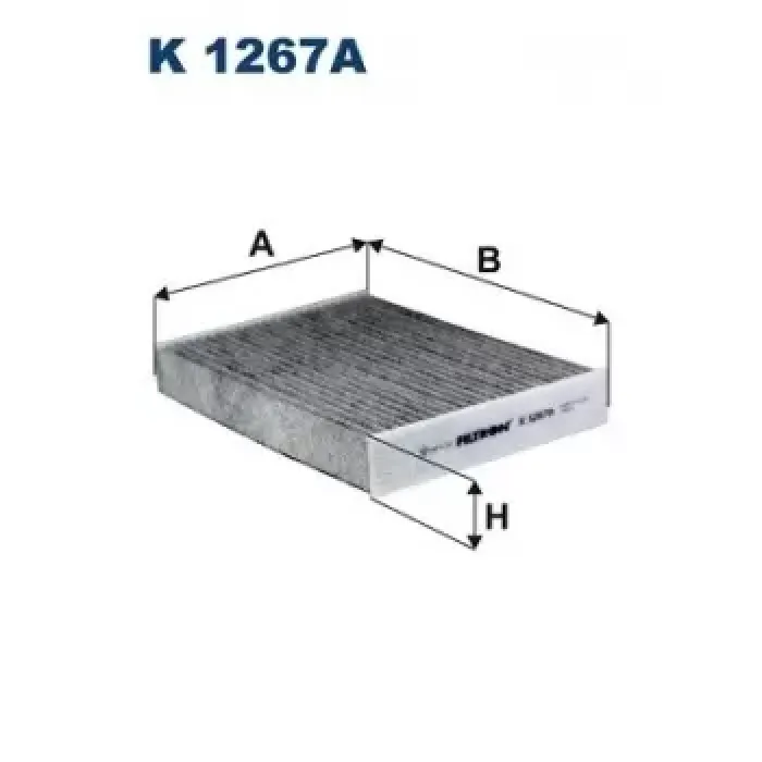 Polen Filtresi Megane III Scenic III Trafic III Vivaro NP300 (Karbonlu) | FILTRON K1267A | OEM 272771128R