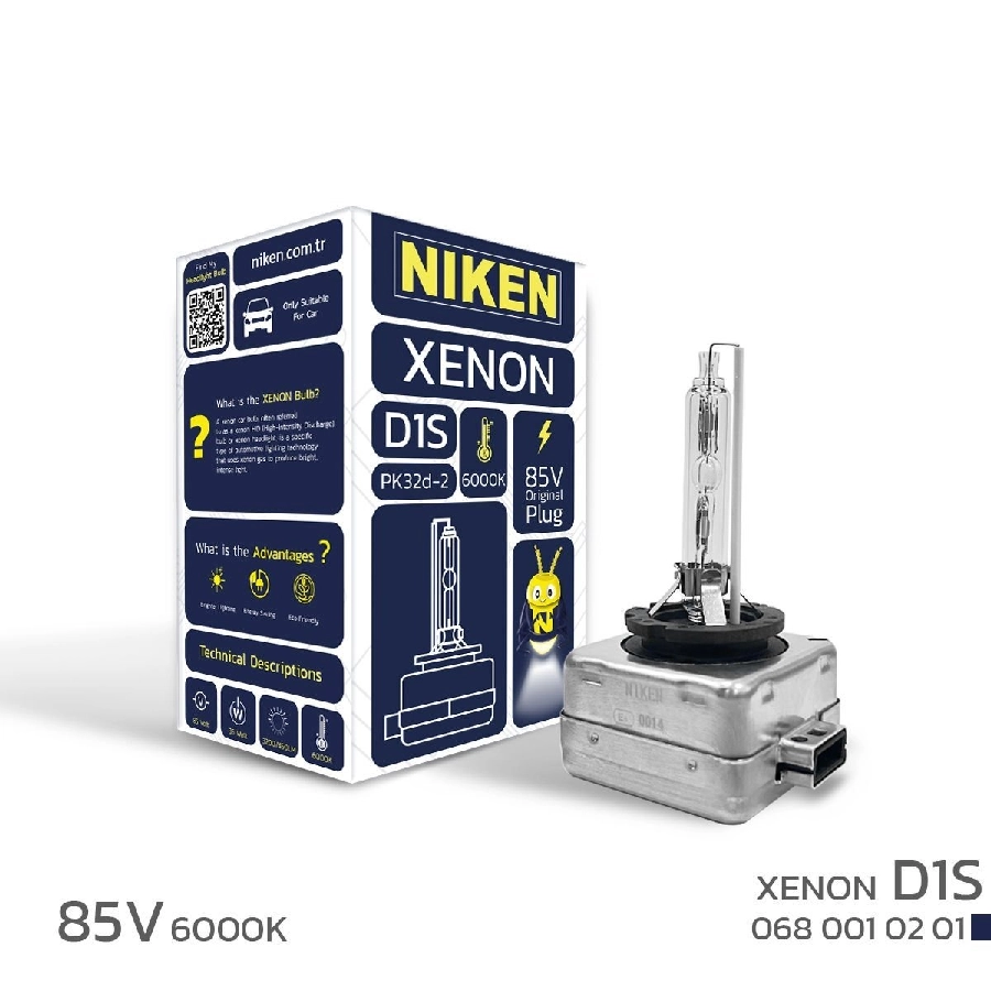 D1S Xenon Far Ampulu 85V 35W PK32d-2 6000K | OEM 0680010201
