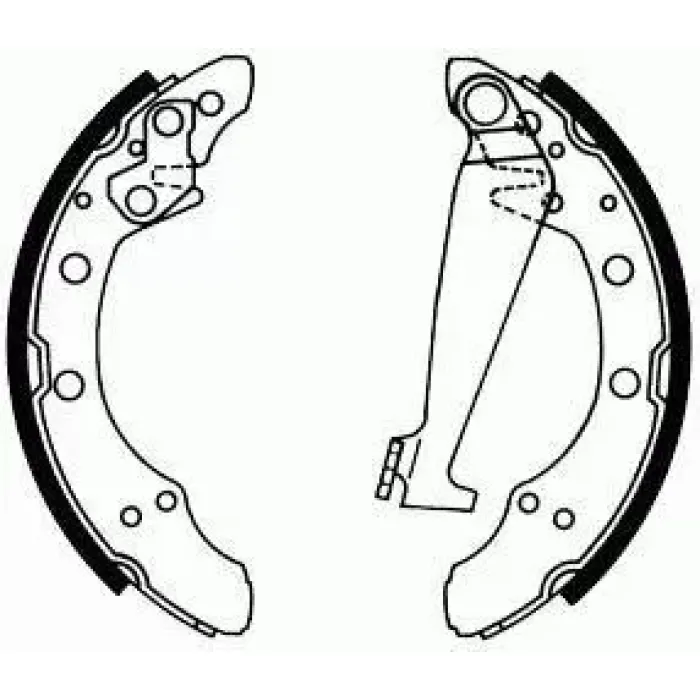 Arka Fren Balatasi Pabuc Lada Samara 86-96 Vega 95-00 111 95-05 112 95 06-> Nova 89-> (200X41) | PBS 4002+1 | OEM 21083502090