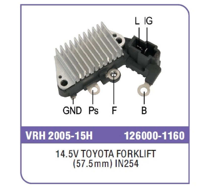 Konjektör Nippon Denso Tip 14.5V In 254 - Daıhatsu Eski Model Toyota Forklift (57.5 2000) (2 Fiş) | OEM VRH2005-15H