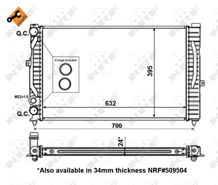 Motor Radyatoru Passat A4 A6 1,6 1,8T 1,9TDI 97>01 | NRF 56127 | OEM 8D0121251AJ 8D0121251AC 8D0121251Q
