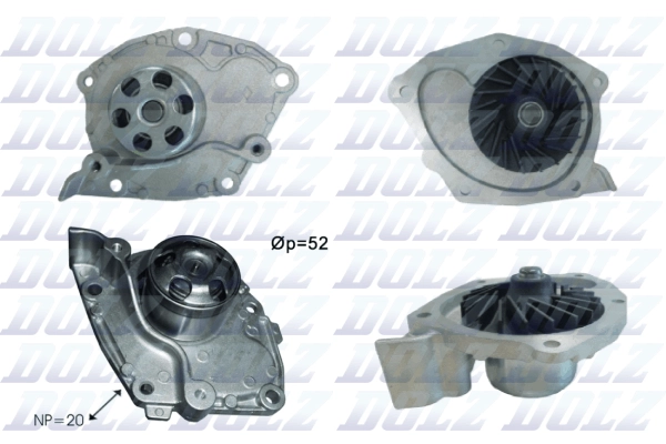 Devirdaim F9Q Renault Megane 2,2 Scenic 2,3 1.9 Dci 08> Nissan Primera 1.9 Dci 03>07 Suzuki Grand Vitara 2 1.9 Ddis | DOLZ R232 | OEM 7701478846