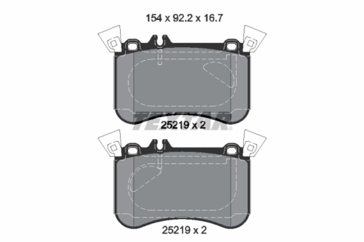 Fren Balatası 176, 117, 156 | OEM 0004204100