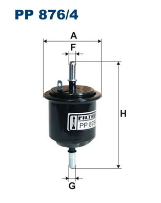 Benzin Filtresi Accent 2000 2005 Fisli Tip | FILTRON PP876/4 | OEM 31911-25000