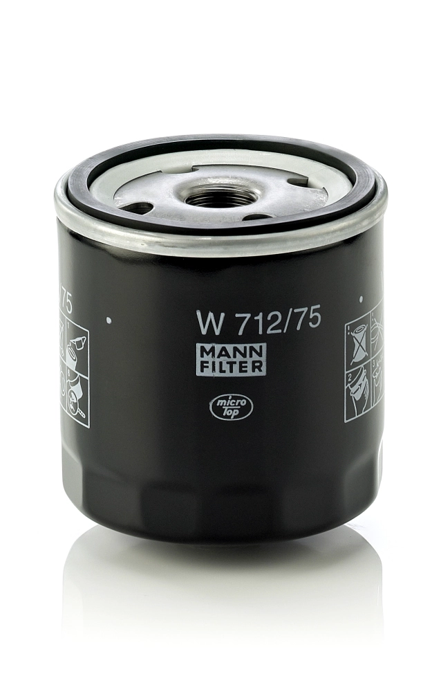 Yag Filtresi (Metal Filtre) Tum Opel Modeller 1,4 1,6 1,8 2,0 95> | MANN W712/75 | OEM 650104