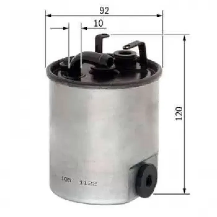 Yakit Filtresi W168 98>04 V-Class 638/2 98>03 Vaneo 414 02>05 Vito 638 99>03 Sprinter 00>06 | BOSCH F026402044 | OEM A6110920101