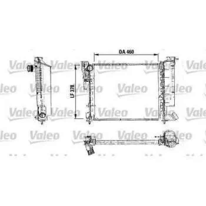 Motor Su Radyatoru Klimasiz Gecmeli P306 Xsara TU3JP / TU5JP 93> Manuel | VALEO 816715 | OEM 1301TG