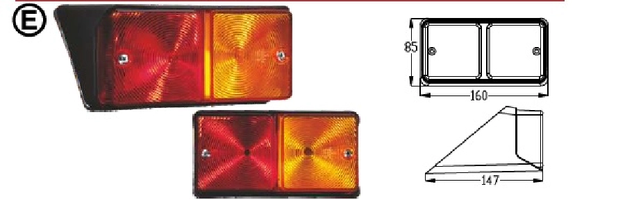 3610-6610 Stop Lambası Sağ | OEM 822110-RH