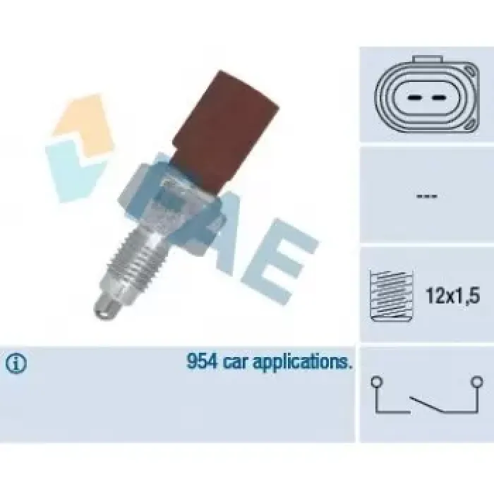 Geri Vites Musuru 74 Kw Transporter T5 Bora Fabia Golf Octavia Polo | FAE 40675 | OEM 02T945415D 02T945415D 02T945415E 02T945415K 02T945415E 02T945415K