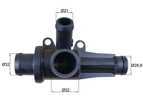 Termostat Mitsubishi Colt 1,5 Did 2004 – 2012 | MAHLE TH4587 | OEM 6392000315