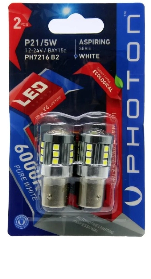 Ampul P21, 5W 1016 Set | OEM PH7216B2